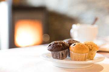 muffin cioccolato e bianco