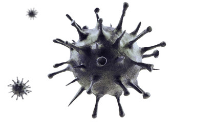 New coronavirus 2019-ncov. 3D illustration