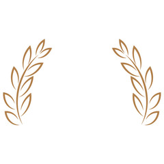 Wappen, Blätter, Gold, Logo, Hintergrund