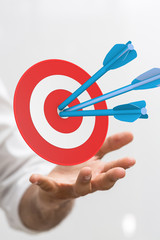  makes a dart throw on the target. The concept of persistence in business..