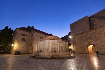 Large Onofrio Fountain, Dubrovnik, Croatia