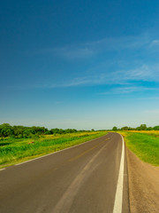 Fototapeta premium Carretera de Juan Jose Castelli - Chaco - Argentina