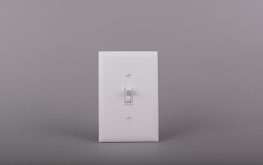 light switch gray background