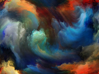 Obraz na płótnie Canvas The Mist of Paint