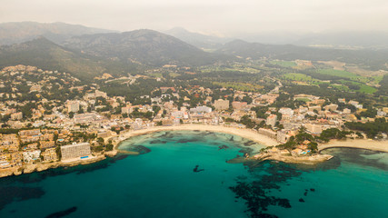 the shore town of Peguera, Mallorca, Spain