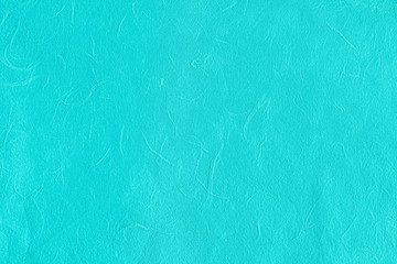 Handmade Rice Paper Texture Background, Natural, Soft, Delicate, Beautiful, Turquoise