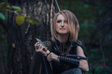 elf archer in the forest