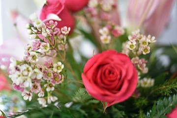 Obraz na płótnie Canvas Rose Flower Arrangement