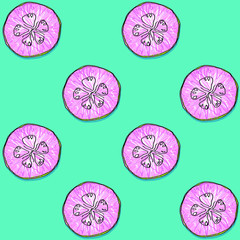 Exotic Tropical Guava Fruit Pattern