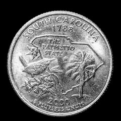 This quarter is from South Carolina known for the Palmetto Palm Tree.