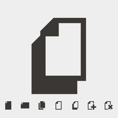 files icon vector illustration and symbol for website and graphic design