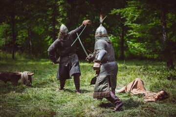 wojowie wczesnego średniowiecza © Tomasz