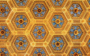 Palazzo Vecchio ceiling decoration in Florence