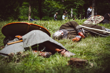 wojowie wczesnego średniowiecza © Tomasz