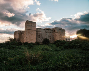 Naklejka premium Malta Castle