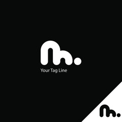 Initial M logo design, Initial M logo design with round style, Logo for game, esport, community or business