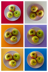 Mele e frutti freschi di stagione