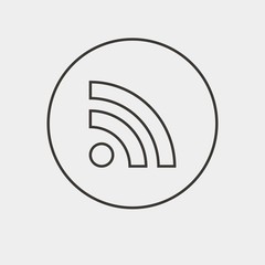 wifi connection icon vector illustration and symbol for website and graphic design