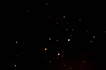 stars on black background