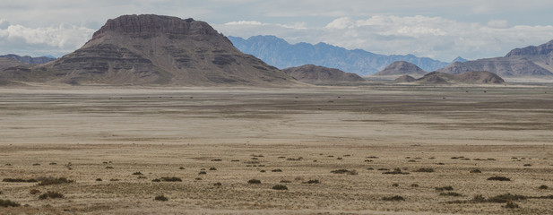 beautiful panoramic view of desert American West landscape