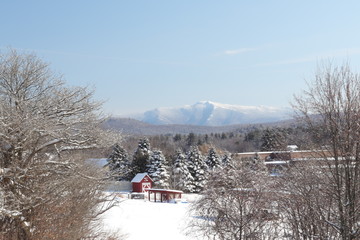 Snow covered mountain 