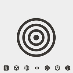 circles icon vector illustration and symbol for website and graphic design