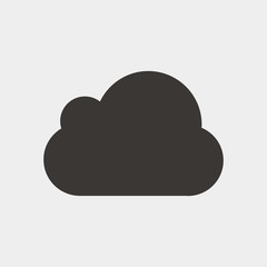 cloud icon vector illustration and symbol for website and graphic design