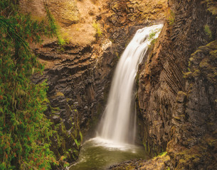 Fototapeta na wymiar Lower Elk Creek Falls - Elk River, Idaho