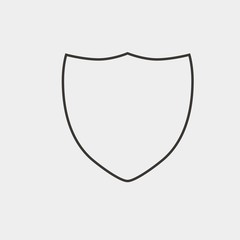 sheild icon vector illustration and symbol for website and graphic design