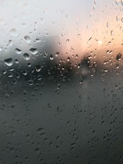 rain drops on window