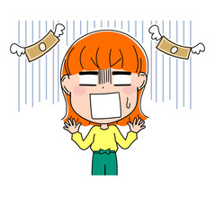 イラスト素材 かわいい 女性 全身 表情 キラキラ Wall Mural はしもとあやね えな屋 イラスト素材 かわいい 女性 全身 表情 キラキラ Wall Mural はしもとあやね えな屋