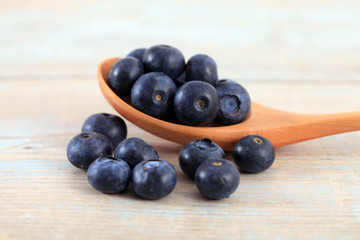 Fresh blueberries