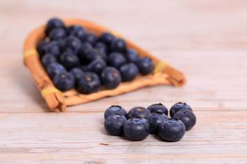 Fresh blueberries