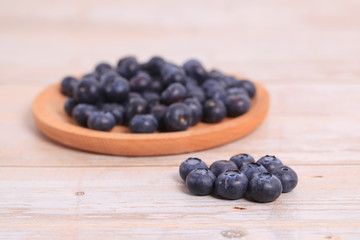Fresh blueberries