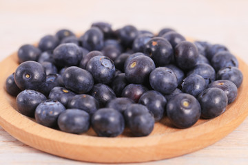 Fresh blueberries