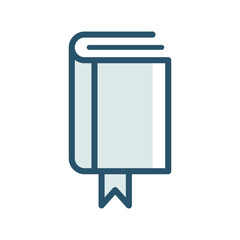 Book icon color fill style