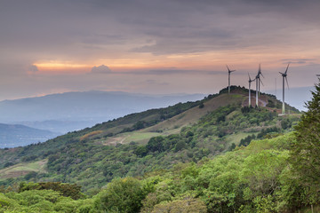 Fototapeta na wymiar Renewable energy in Costa Rica