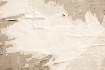 Blank brown beige creased crumpled paper texture background old grunge ripped torn vintage collage...