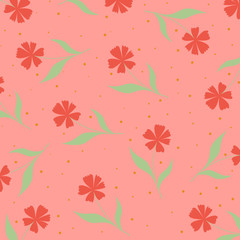 seamless pattern with flowers