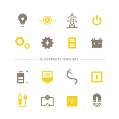 ELECTRICITY ICON SET