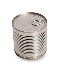 can isolated on white background