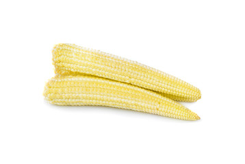 Baby Corn isolated on white background