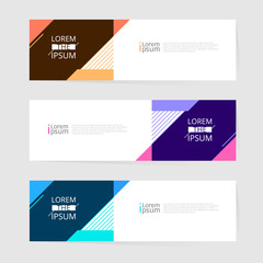 Vector abstract design background texture  banner template.