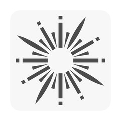 Firework vector icon