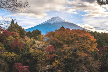 富士山と紅葉