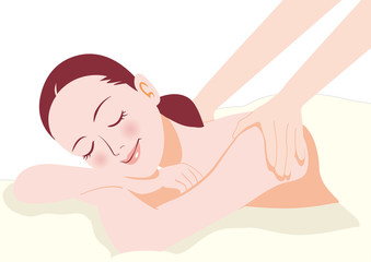 Obraz premium 女性_エステ3