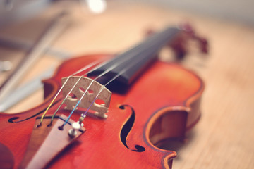 Fototapeta premium Violin romántico