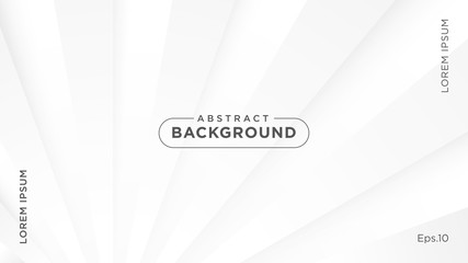 Abstract White Background. Dynamical Geometric Lines Light Sunburst. Eps 10 Vector Illustration