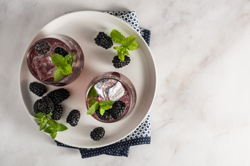 Berry Burlesque mocktail