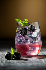 Berry Burlesque mocktail